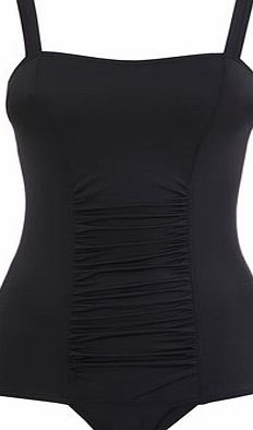 Bhs Womens Black Tummy Control Swimsuit, black