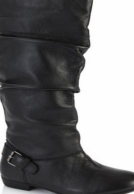 Bhs Womens Black Western Long Boots, black 2844410137