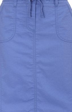 Bhs Womens Blue Cotton Skirt, cornflower 2207710588