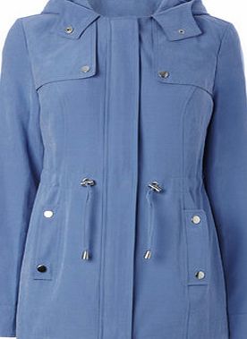Bhs Womens Blue Microfibre Soft Feel Jacket, pale