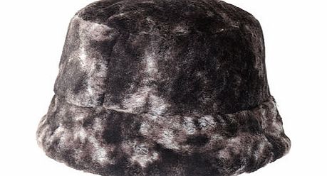 Bhs Womens Brown Faux Fur Downbrim Hat, brown