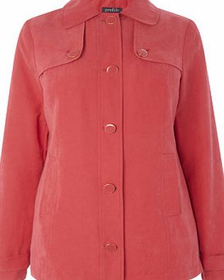 Bhs Womens Coral Microfibre Soft Feel Swing Jacket,