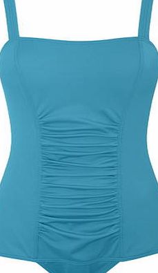 Bhs Womens Deep Turquoise Tummy Control Swimsuit,