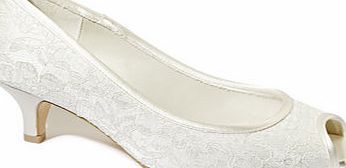 Bhs Womens Ivory Wedding Collection Wide Fit Lace