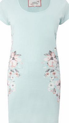 Bhs Womens Mint Floral Placement Sleep T, mint