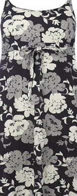 Bhs Womens Navy And White Scarf Printed Flippy