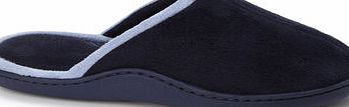 Bhs Womens Navy Contour Comfort Mule Slippers, navy