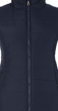 Bhs Womens Navy Quilted Gilet, navy 9853020249
