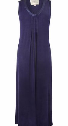 Bhs Womens Navy Viscose Longer Length Sleep T, navy