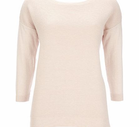 Bhs Womens Pale Pink Ottoman Sweater, pale pink
