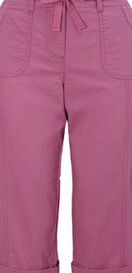 Bhs Womens Pink Cotton Crop Trousers, pink 2207680013