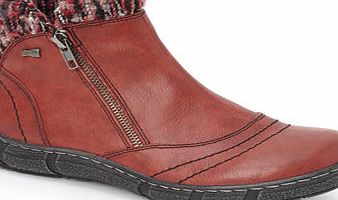 Bhs Womens Red Lotus Aminteo Ankle Boots, red