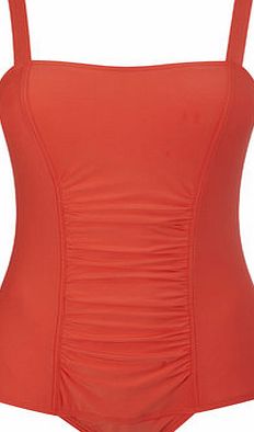 Bhs Womens Red Tummy Control Swimsuit, red 209550007