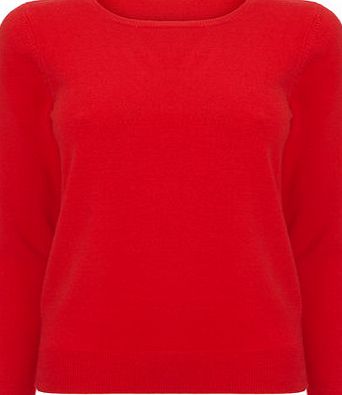 Bhs Womens Scarlet Supersoft Long Sleeve Crew