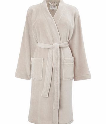 Womens Taupe Great Value Kimono Dressing Gown,