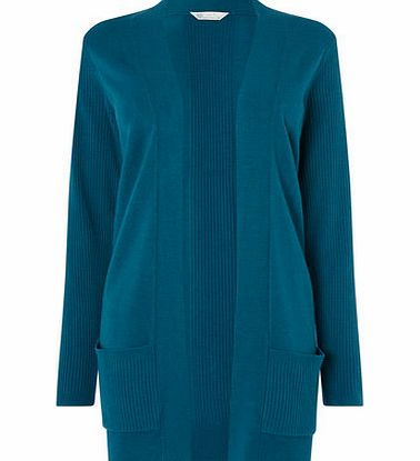 Bhs Womens Teal Supersoft Long Edge to Edge