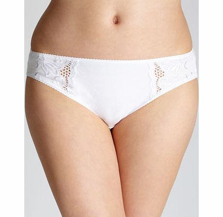 Bhs Womens White Body Bliss Iris Cotton Broderie