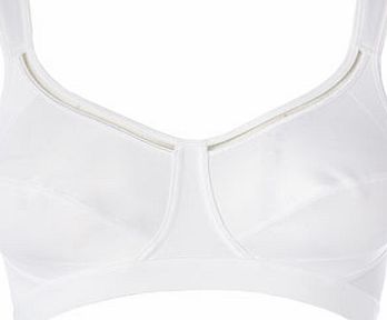 Bhs Womens White Maximum Support Sports Bra, white