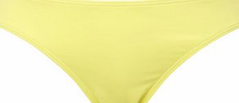 Bhs Yellow Great Value Plain Bikini Bottom, yellow