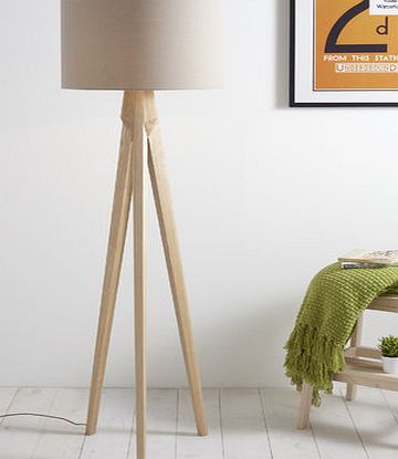 Bhs Zach Tripod Floor Lamp, wood 39700408790