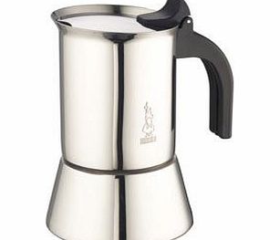 Bialetti Elegance Venus Induction 6 Cup Stainless Steel Espresso Maker