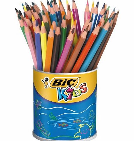 Bic  KiDS Evolution Colouring Pencils in Can (Pot x 60)