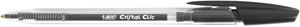 bic Cristal Clic Ball Pen Retractable Medium
