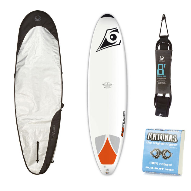 Bic Dura Tec Mini-Mal Surfboard Package - 7ft 3