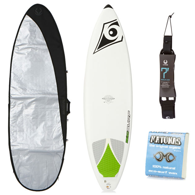 Bic Dura Tec Shortboard Surfboard Package - 6ft 7