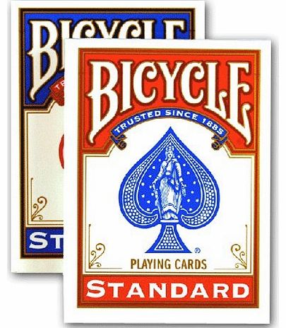 2 New & Sealed Decks of Bicycle Playing Cards - 1 Red & 1 Blue