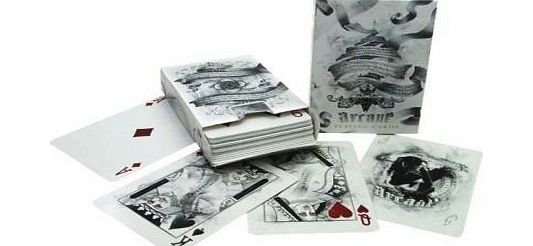 Bicycle Arcane Deck, Bicycle Playing Cards by Ellusionist, white