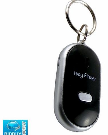 Bid Buy Direct NEW KEY FINDER - WHISTLE KEY FINDER WITH BRIGHT LED LIGHT & KEY RING ATTACHMENT - BRAND NEW (BLA