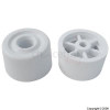 big Bags 1 3/8` White Door Stops Pack of 30