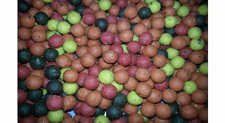 10mm boilies x100 4in1 MIX (halibut+spicy+fruity+sweetcorn) from BIG CARP BAITS - Huge selection of fishing baits! More than 1500 different bait products to choose from!
