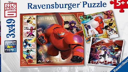 Ravensburger Big Hero 6 3x49 Piece Puzzles