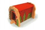 Big Jigs Wooden Train Railway System - Red Brick Tunnel (Compatible with leading wooden rail systems) - Wooden Toy