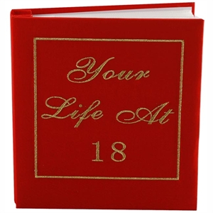 BIG Red Book 18th Birthday Photo Album