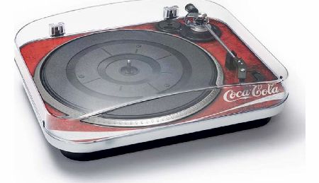 BigBen Coca-Cola 3 Speed Turntable Vinyl Player from