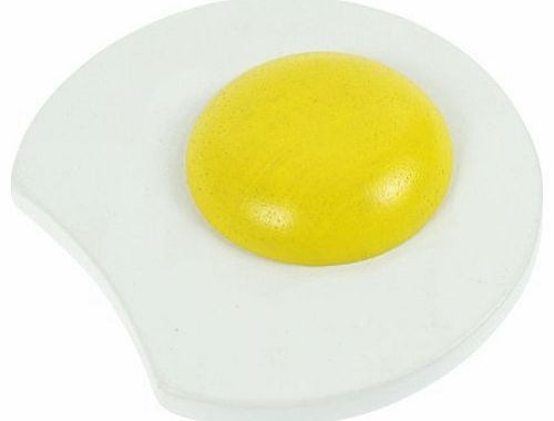 Bigjigs Toys BJF148 Wooden Play Food Fried Egg (Pack of 2)