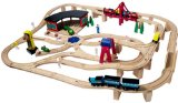 Bigjigs Toys Freight Train Set (130 Piece)