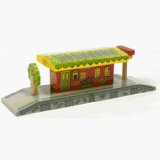 Bigjigs Toys Ltd Village Train Station for Wooden Train Railway Systems