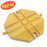 Bigjigs Toys Ltd Wooden Train Track - Crossing Plate (compatible with other leading brands) - Bigjigs Rail