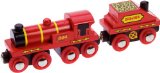 Bigjigs Toys Red Engine and Coal Tender
