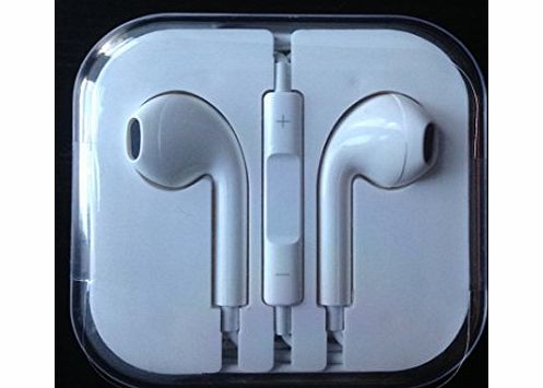 APPLE IPHONE Earbuds Earphone Headphones with Mic & Remote for iPhone 5 5c 5S, 4, 4S, iPod Touch + FREE UK DELIVERY (WHITE)
