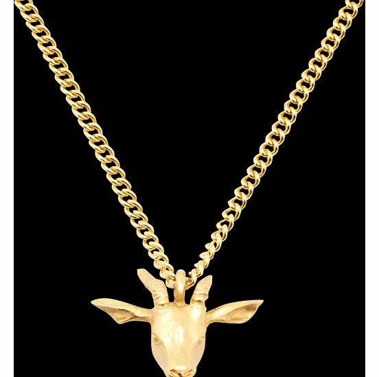Bill Skinner Gold Plated Antelope Pendant