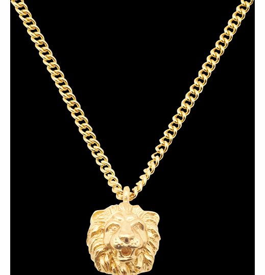 Bill Skinner Gold Plated Lion Pendant