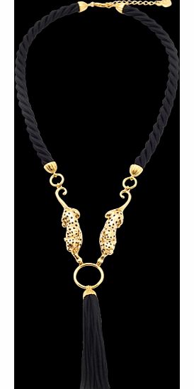 Bill Skinner Leopard Statement Necklace BS-NW041G