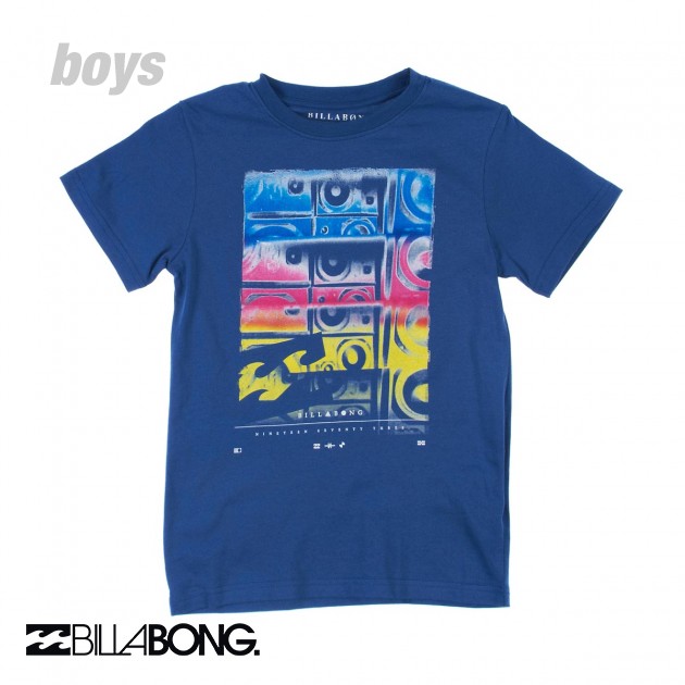 Boys Billabong Amped T-Shirt - Royal Blue