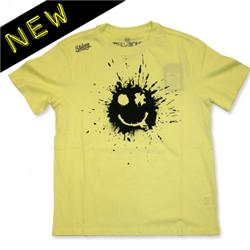 Boys Smiley T-Shirt - Electric Yellow