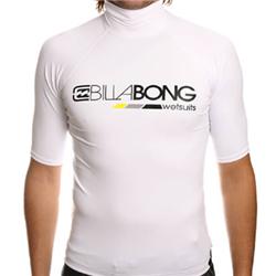 Clean SS High Coll Rashvest - White